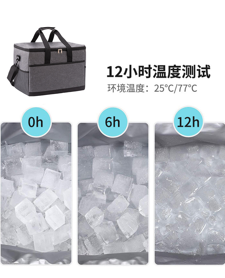 跨境专供35L保温包 户外大号野餐包防水牛津布冰包加厚车载保温袋详情9