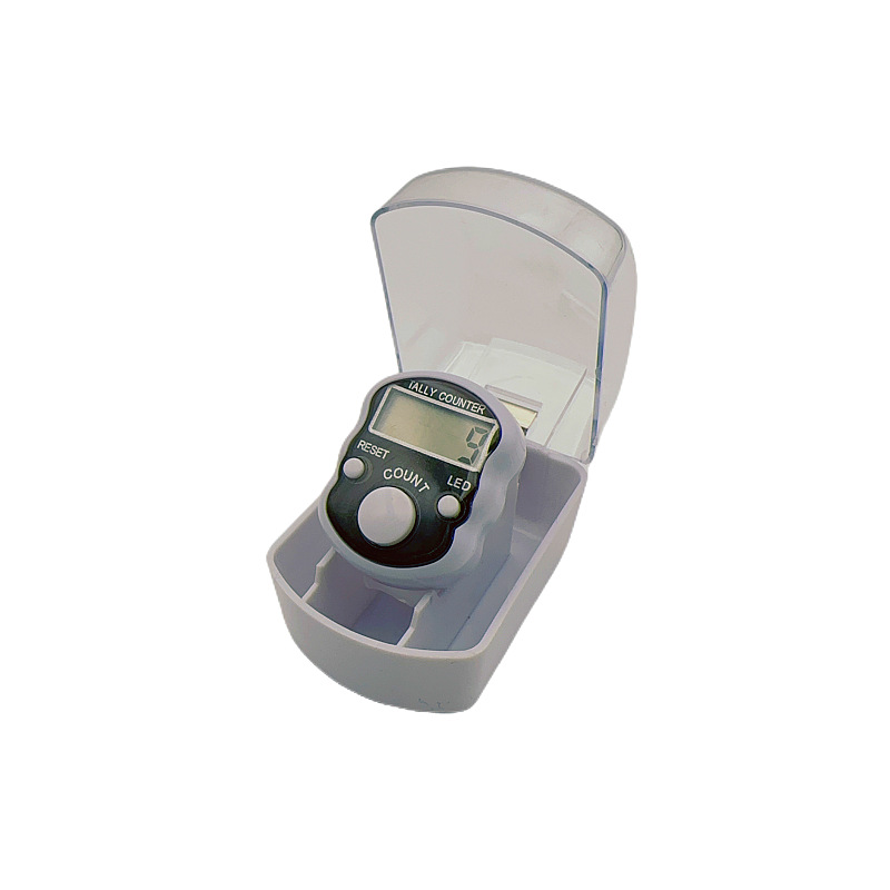 NT-001M finger ring counter transparent gift box counter LED counter Manual counter digital display counter counter transparent gift box packaging Item Picture