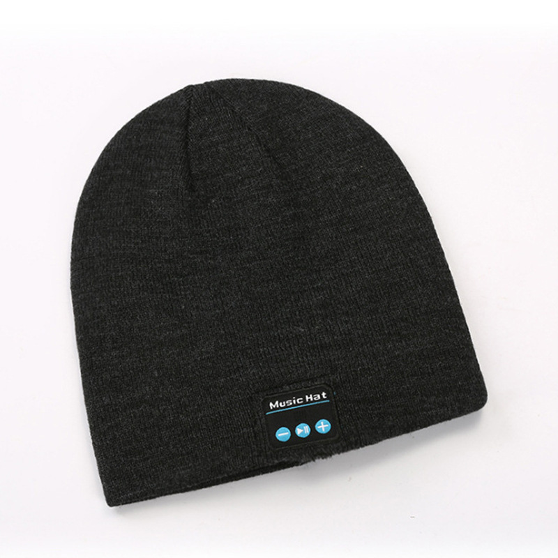Bluetooth knitted hat for warm music headphones in autumn and winter Application Scenario