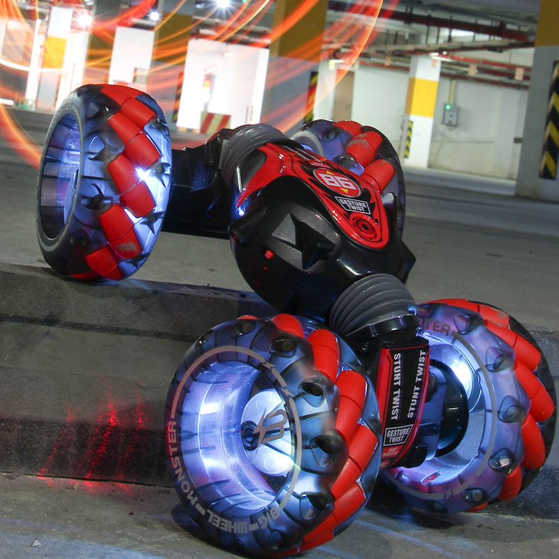 Gesture sensing twist climbing REMOTE control car Stunt drift car RC racing Stunt off-road remote control car toy car Specification drawing