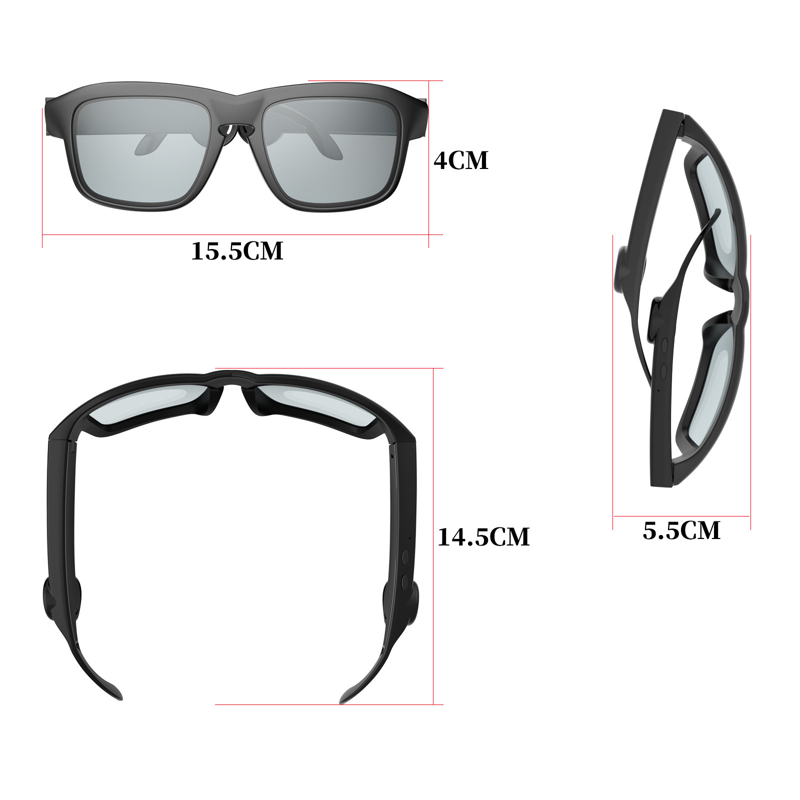 XG88 gafas auriculares bluetooth inalámbricos conducción de aire deportes al aire libre correr ciclismo música auriculares abiertos Item Picture