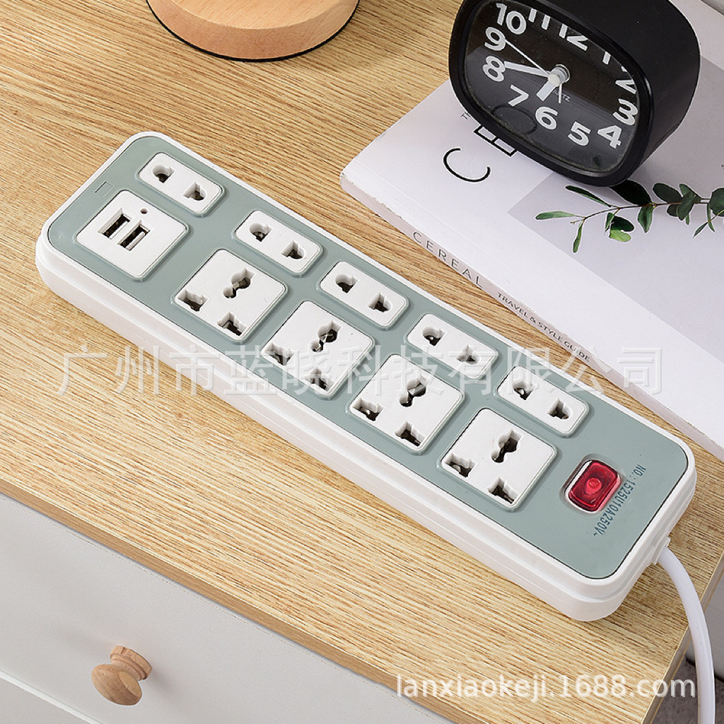 东南亚 泰国  越南  泰标 跨境电商 网批 二扁插头 USB 插排 插座
