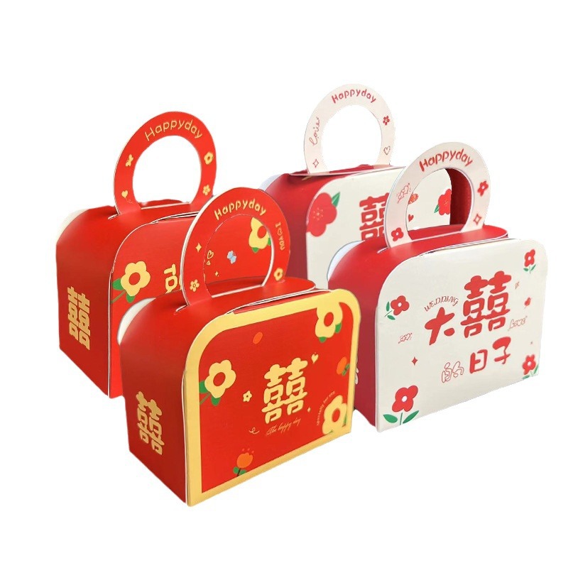 喜糖/喜糖盒/喜糖盒礼品盒/糖盒/结婚喜糖盒白底实物图