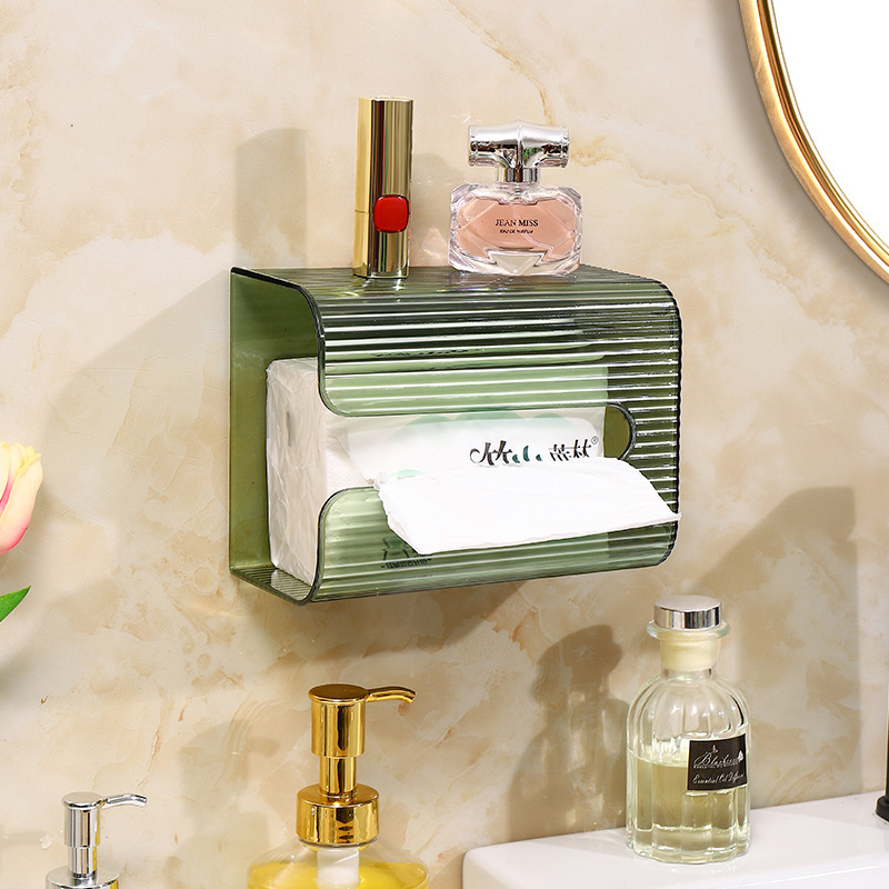 PET wall-mounted toilet tissue box details Picture