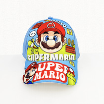Super Mario Mario cartoon hat Kids Outing Sun block baseball cap Mario Bros. cap