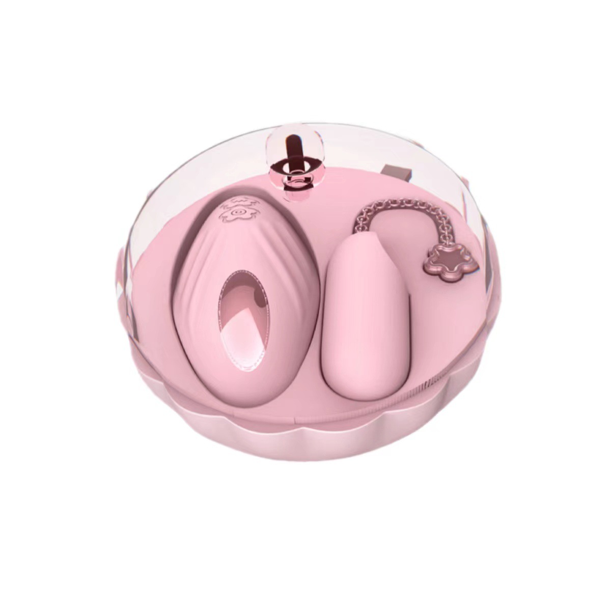 Little Pink Dolphin Remote masturbation Device, women's underwear sucking vibration Independent remote control jumping egg instant tide stick full figure