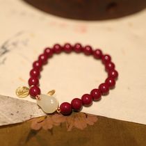 Rabbit year this year purple gold sand bracelet female and Tian jade rabbit Fu brand to send his girlfriend Christmas gift bracelet