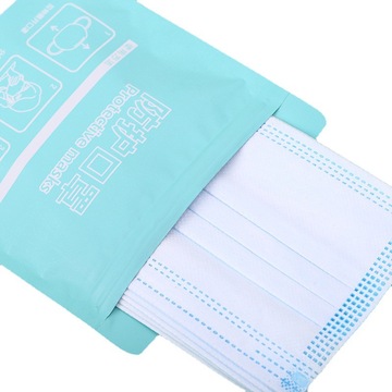 Disposable Mask Bag Fashion Protective Mask Bag Transparent Ziplock Bag Opp Mask Sealing Bag Can Be Customized [For Foreign Trade] Item Picture