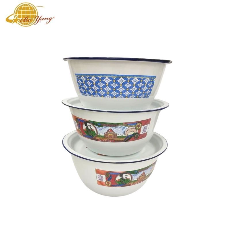 搪瓷怀洗手碗/调料盆/和面盆产品图