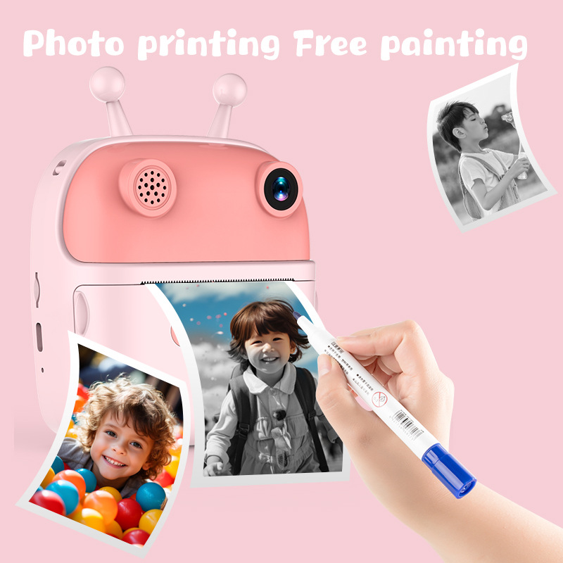 The new cross-border bestseller, the children's Polaroid high-definition digital camera, can take photos and videos, print and shoot immediately, and is a holiday gift Application Scenario