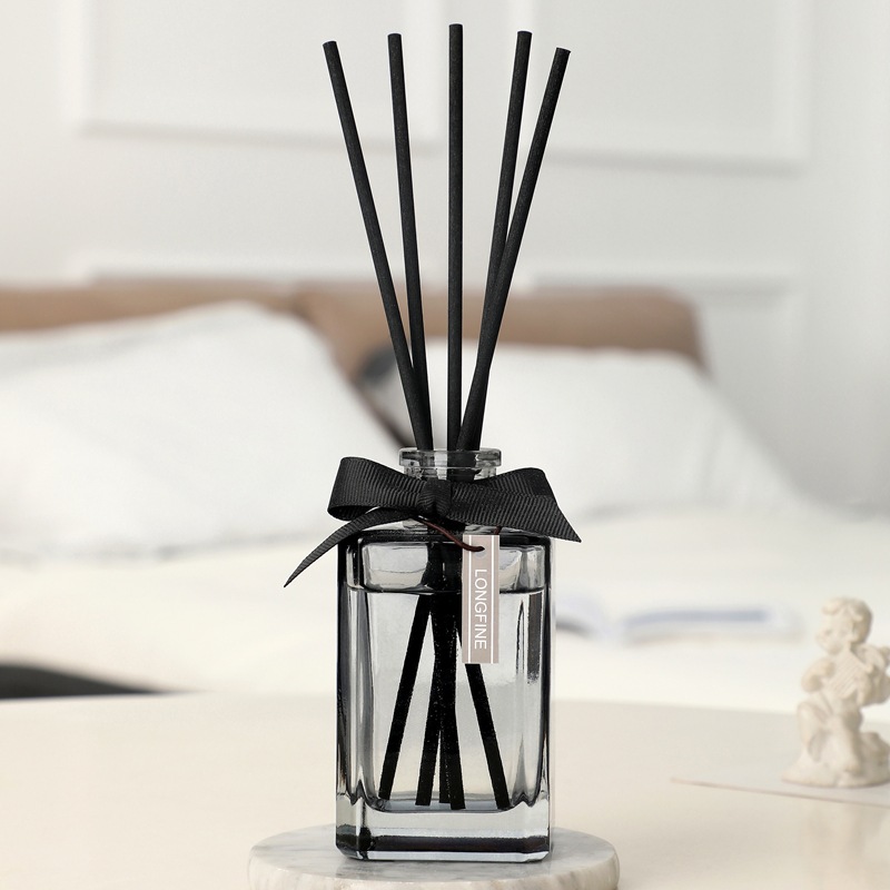 New Fireless Ribbon Square Bottle Aromatherapy Bedroom Air Freshener Deodorant Perfume Toilet Deodorant Wholesale