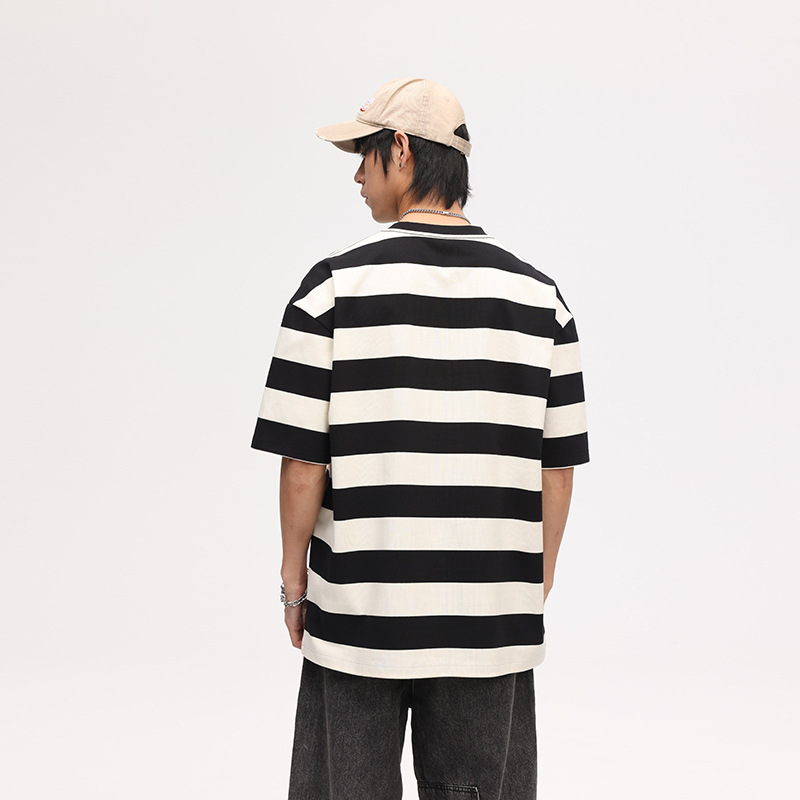 男士T恤实物图