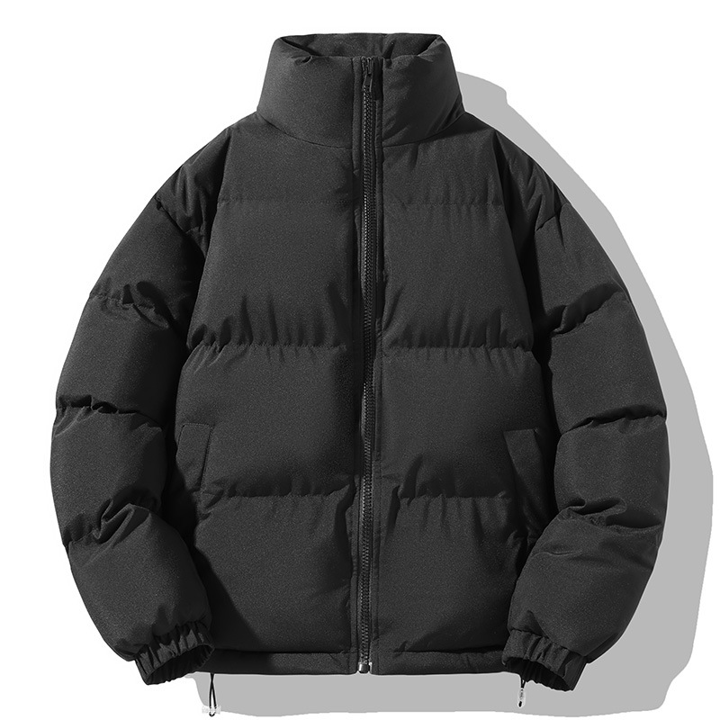 情侣羽绒棉衣外套男装青年加厚保暖棉服立领宽松面包服御寒棉袄子