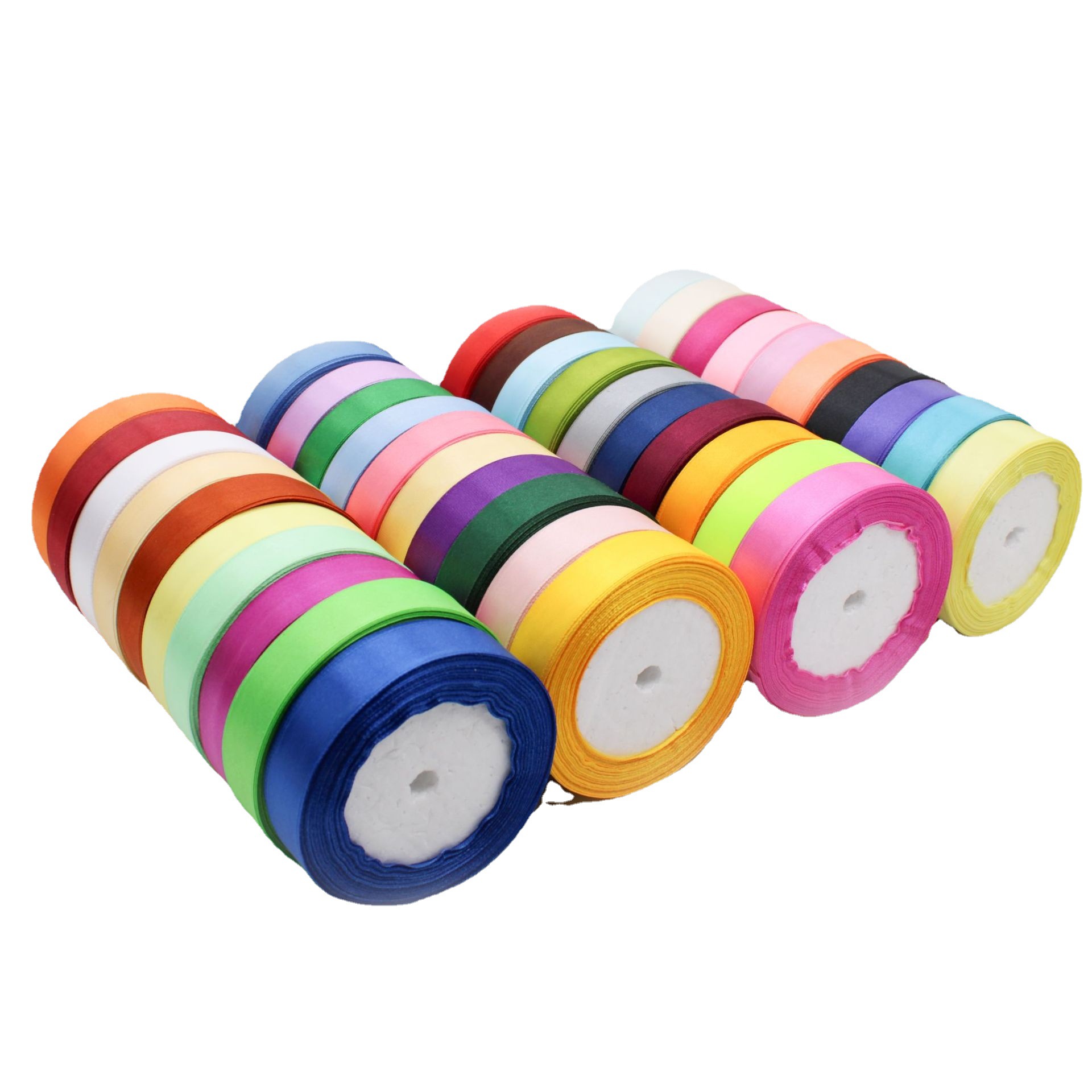 2cm缎带礼品包装织带蛋糕烘焙丝带婚庆装饰喜糖盒彩带厂家批发