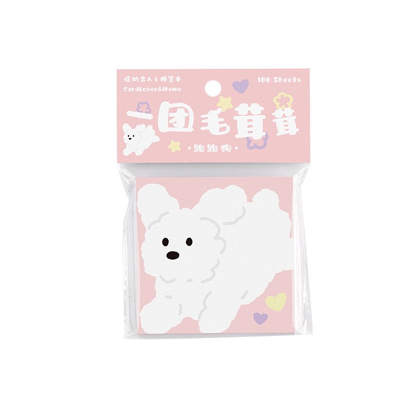 Letter Lovers 100 Notes A Bunch Of Furry Series Creative Cute Cartoon Panda Student Message Book Item Picture