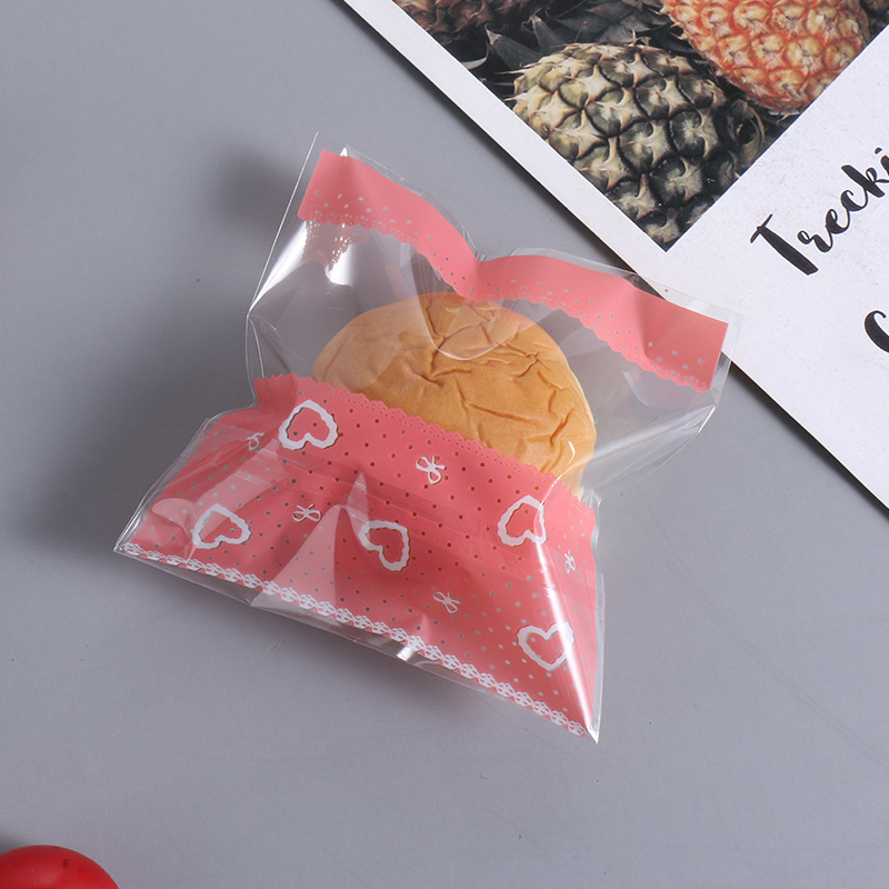 Small dot baking packaging bags, opp self-adhesive bags, cookies, cakes, food baking packaging bags, handmade gift bags Specification image