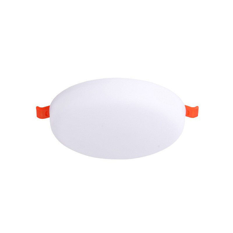 LED ultra-thin borderless adjustable perforated downlight, concealed borderless circular and square panel light for living rooms and shopping malls Item Picture