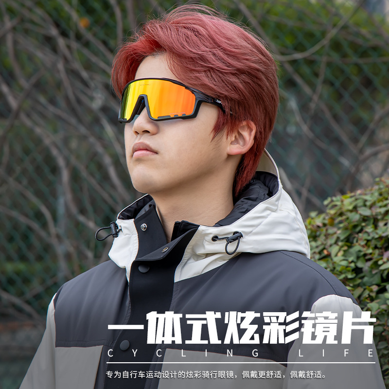 骑行眼镜风镜/骑行眼镜/骑行眼镜男女户外/跑镜/复古护目镜头盔细节图