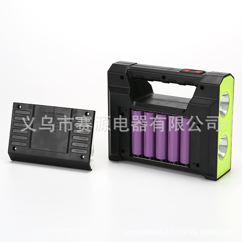 Solar System Lights Outdoor Campers Bulb Lamp Multi-Functional Mobile Power Source Lighting Villa Courtyard details Picture