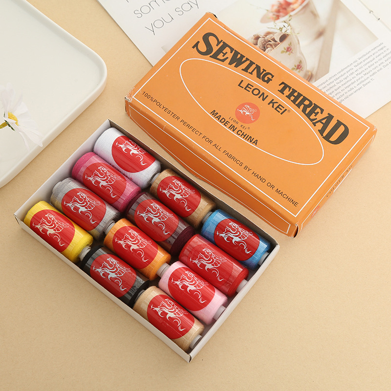 500Y Polyester Sewing Thread 402 Polyester Small Thread Household Sewing Machine Line Knitting Line Manufacturers Wholesale