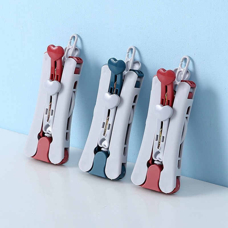 Simple Portable Travel Folding Coat Hanger Outdoor Traveler Home Multi-Functional Magic Drying Coat Hanger Non-Slip Coat Hanger details Picture
