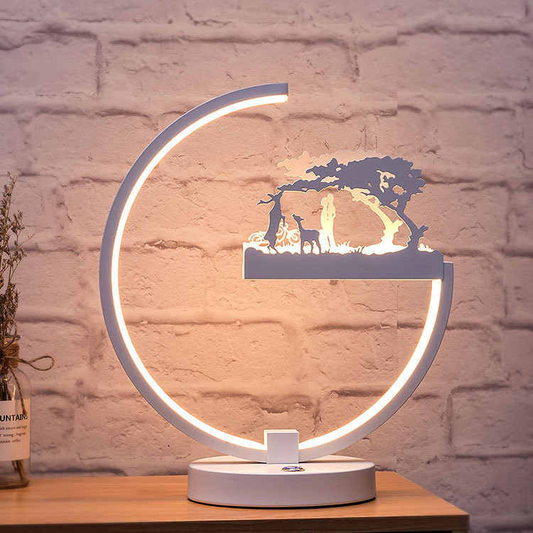 Factory wholesale Nordic table lamps, bedroom bedside lamps, home creative ornaments, night lights, gifts for girls and best friends