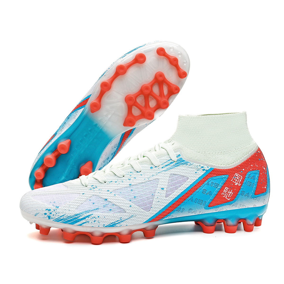 足球鞋/儿童雨鞋/田径鞋/Shoes/跨境电商白底实物图