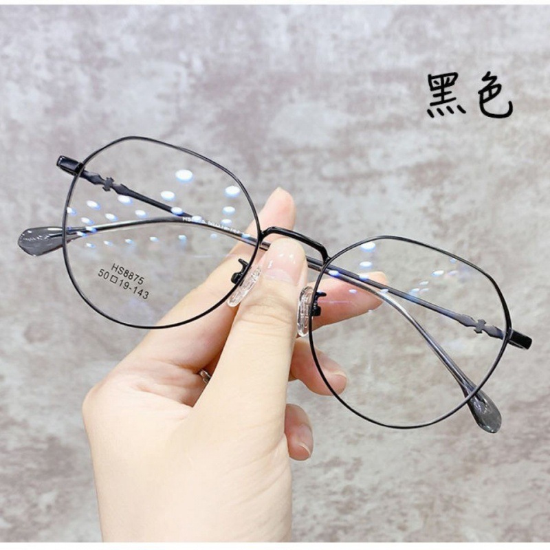 韩版潮流防蓝光辐射抗疲劳近视眼镜框女可配有度数平光护眼眼镜详情图3
