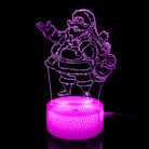 跨境爆款裂纹底座3D小夜灯 USB遥控亚克力台灯圣诞节礼物礼品灯