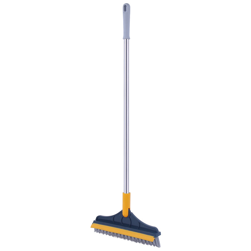 Toilet Brush And Wiper One Hair Replacement Bathroom Floor Brush Tile Toilet Two-In-One Clean Brush Bristles Item Picture