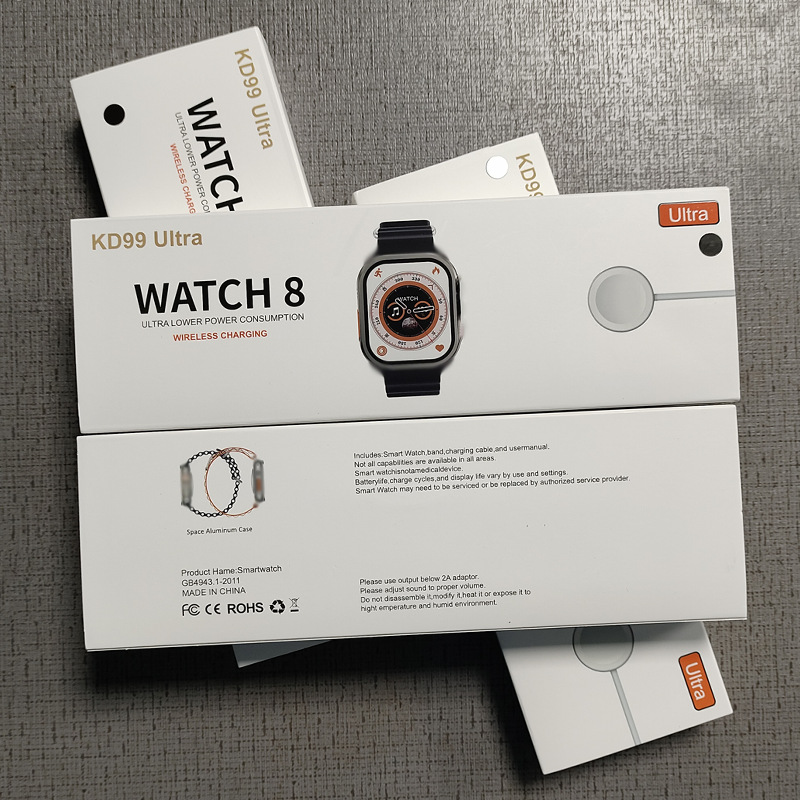 Watch8Ultra智能手表KD99Ultra蓝牙计步通话心率血压提示运动手环详情图1