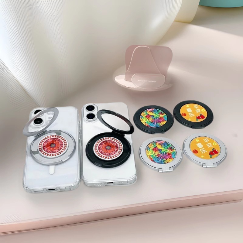 手机支架/手机支架学生卡通/床上懒人支架/三架支架拍照/摩托车手机支架产品图