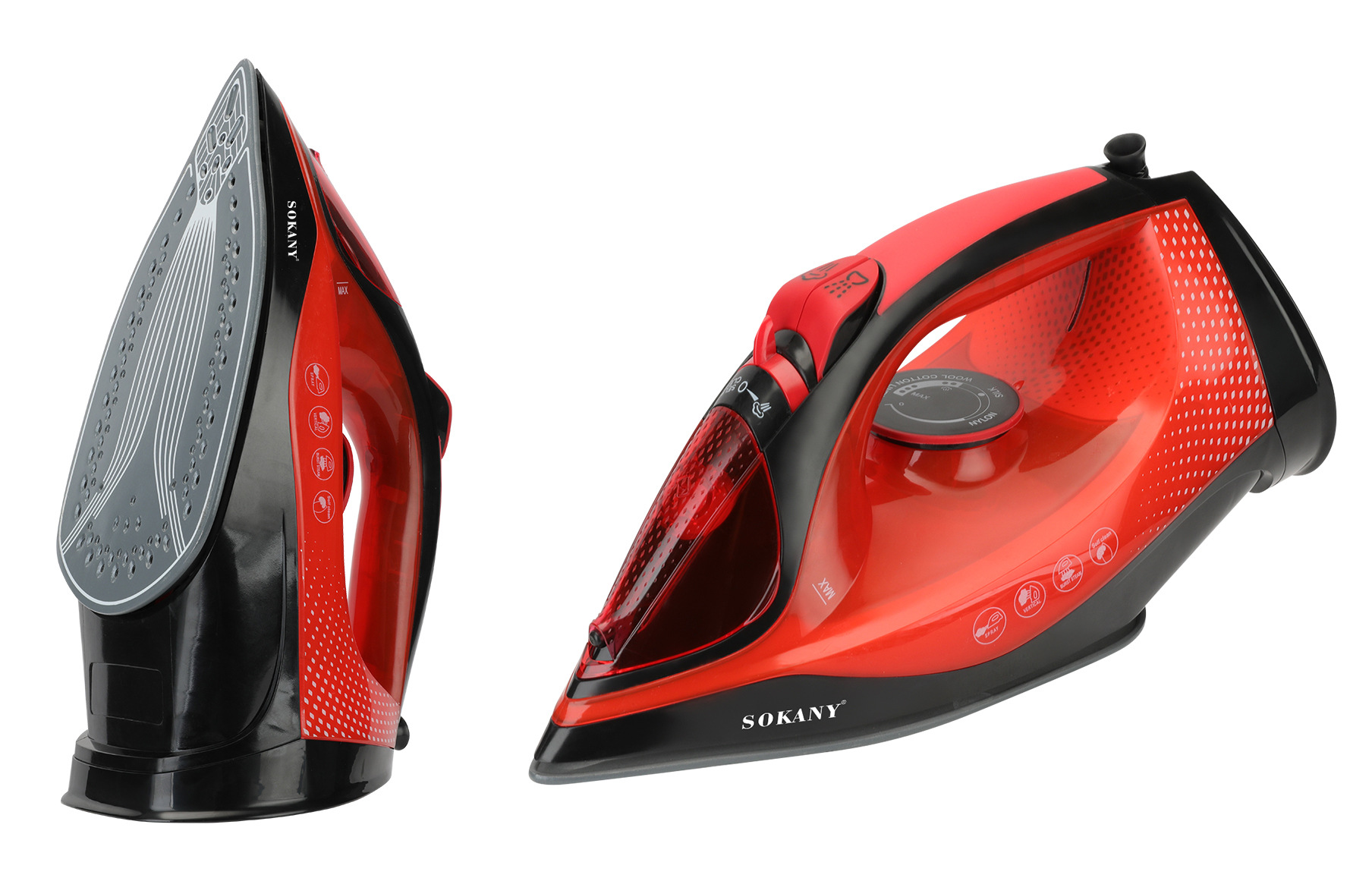 Foreign trade SOKANY2096 Electric Iron, multi-functional steam spray ironing machine, home ironing, handheld iron Item Picture