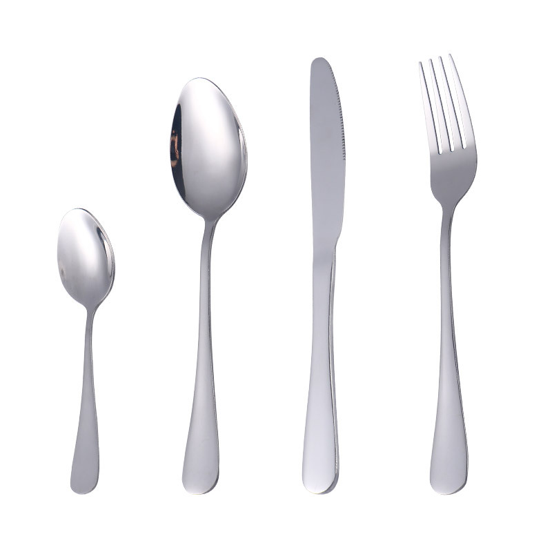 Cross-Border Amazon For 1010 Stainless Steel Tableware Steak Knife And Fork Stainless Steel Knife And Fork Spoon Logo Manufacturers Wholesale Item Picture