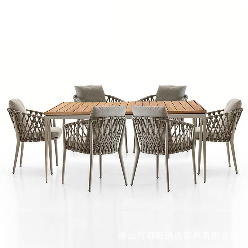 米诺蒂户外家/高端户外拉绳藤编桌椅/其他家具豪装建材庭院细节图