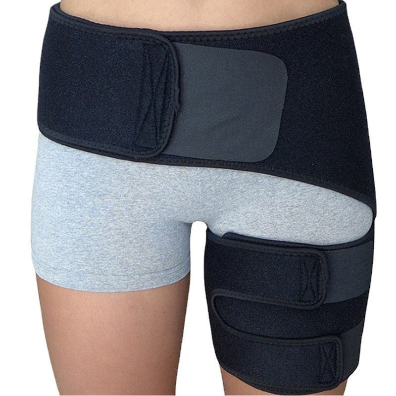 Cross-border best-selling running leg guards, sports thigh muscle protection straps, hip protection straps, cycling knee pads, pressure straps Specification drawing