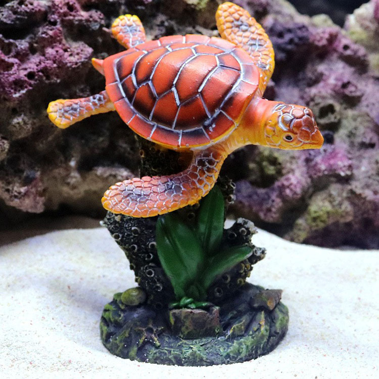 Aquarium decoration artificial animal and plant resin decoration fish shrimp pumpkin escape house Halloween scenery decoration full figure