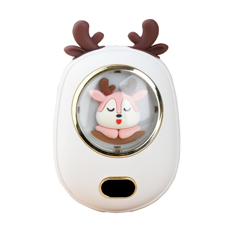 2023 Internet Celebrity Hand Warmer Treasure Charging Treasure 2-In-1 Usb Cute Pet Night Light Portable Mini Hand Warmer Treasure Gift Item Picture