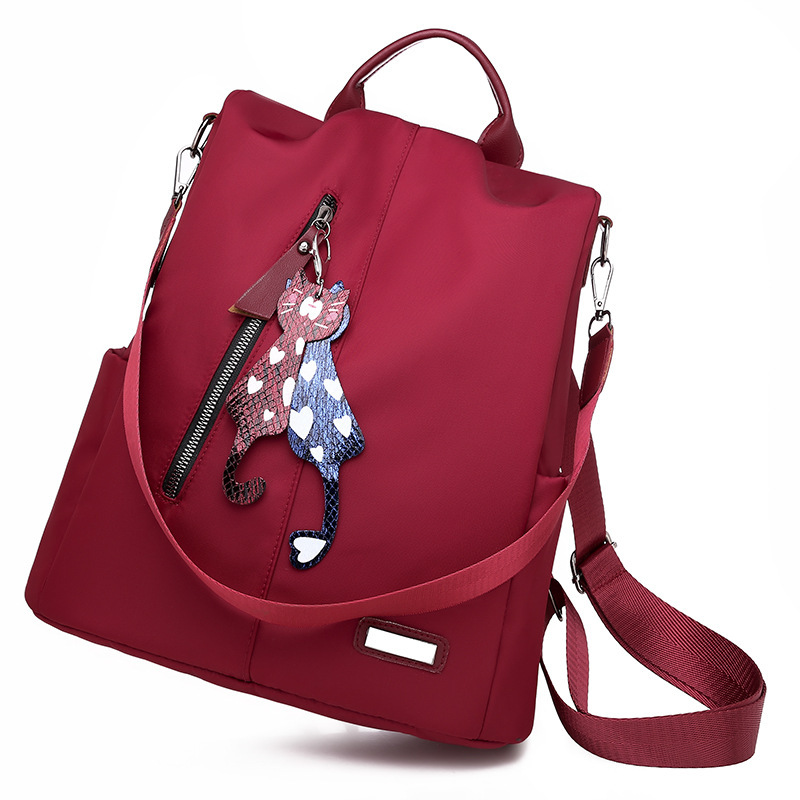 Mochila primavera 2023 nuevo estilo casual oxford tela al aire libre bolsa de viaje estudiante mochila pequeña mochila de hombro para mujeres Specification image
