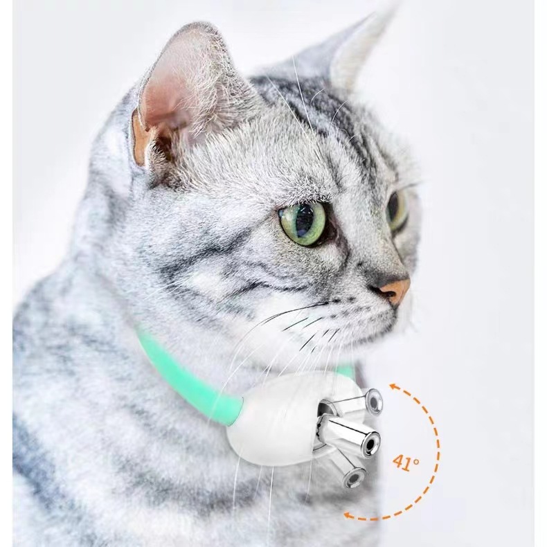 厂家直销宠物用品新品充电逗猫激光智能猫玩具激光项圈自动逗猫棒详情图3