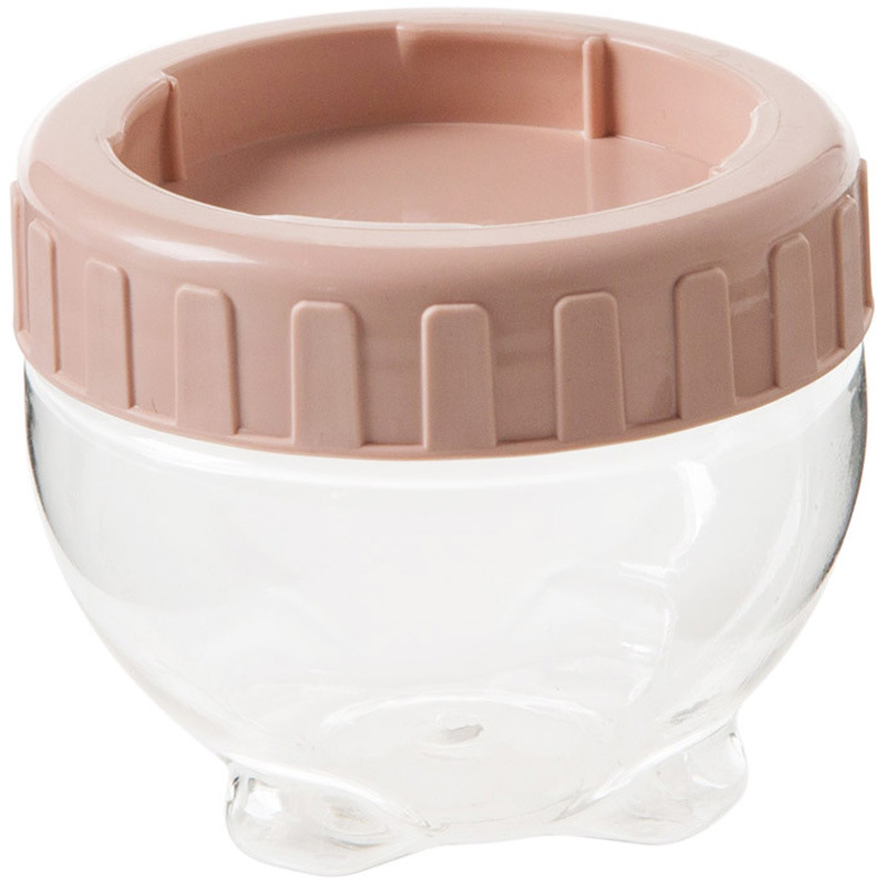 Portable 3-piece travel portable milk powder packaging, snack storage jar, plastic fresh-keeping sealed jar, food storage box Item Picture