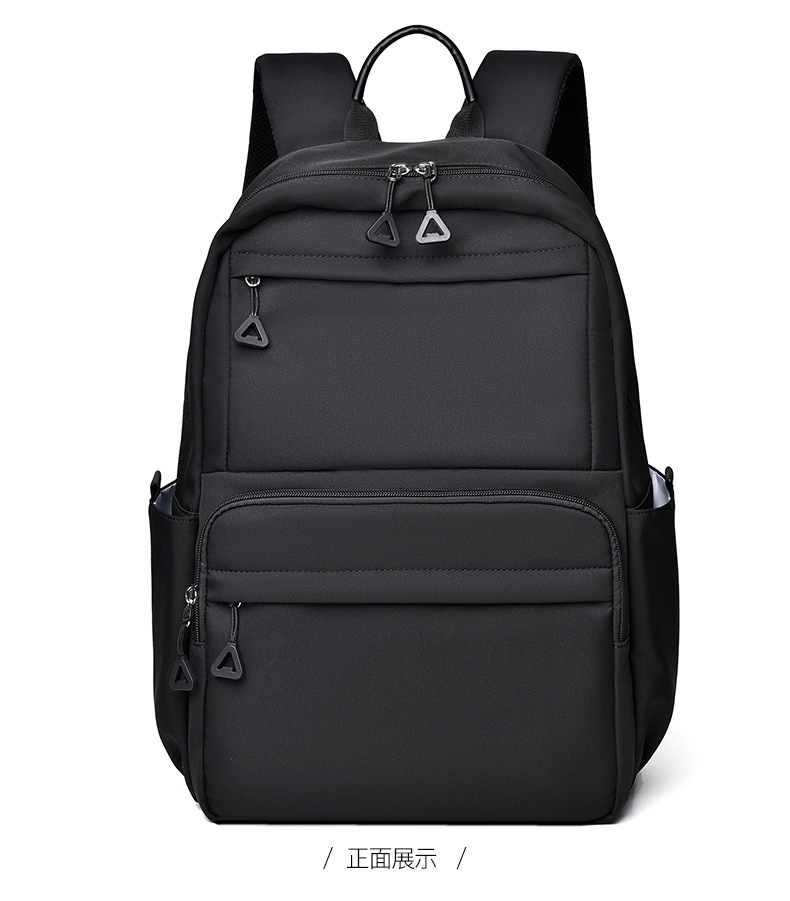 New 14-inch Korean-style simple backpack, large capacity for students, junior high school, senior high school and college students, casual style wholesale pic 45