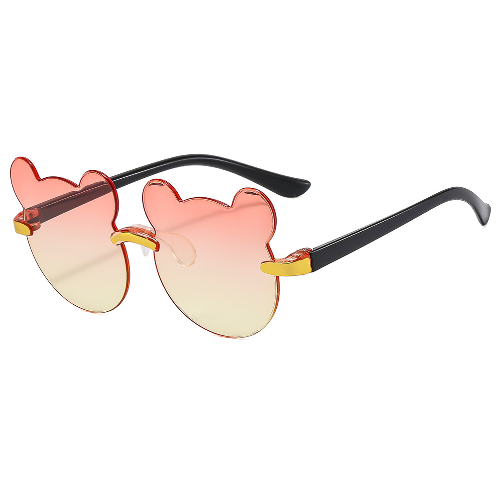 Factory direct sales of children's sunglasses, fashionable baby sunglasses, trendy glasses, and cute cartoon glasses for men aged 1 to 2 Item Picture