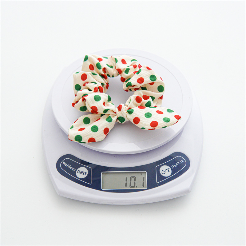 European and American Christmas-style hair bands, hair accessories, cross-border headwear, fabric bows, rabbit ears, and hair ties in three forms in stock Item Picture