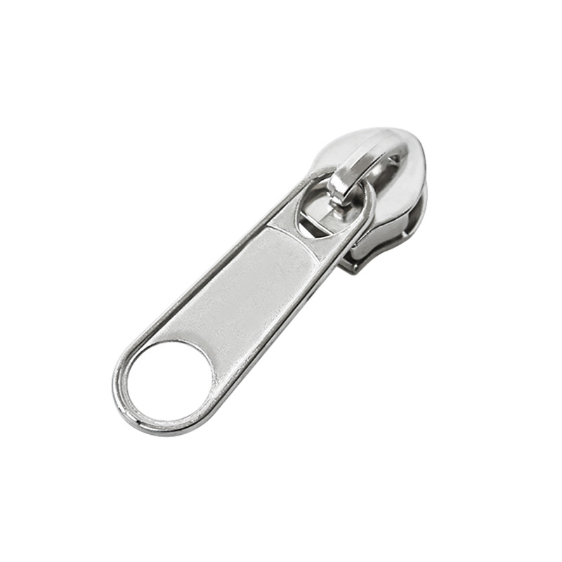 现货5号金属拉链头 批发彩色长板拉片拉锁头收纳箱包反装尼龙拉头