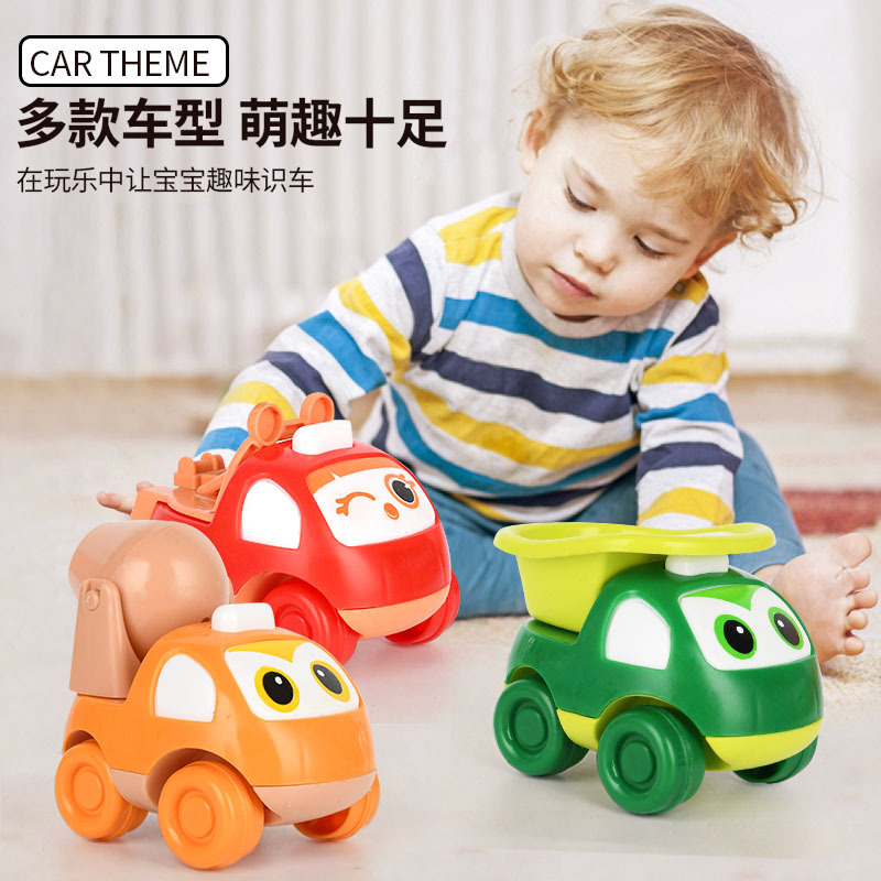 Children's toy cars, street stalls, cute inertial small cars, fire engineering vehicles, boys' toys, night market stalls, and small commodities details Picture