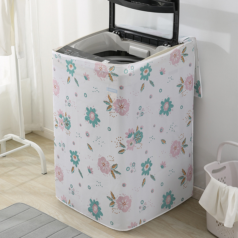 PEVA clamshell drum washing machine dust cover waterproof dust cover household appliances cover cloth home cloth dust cover Application Scenario