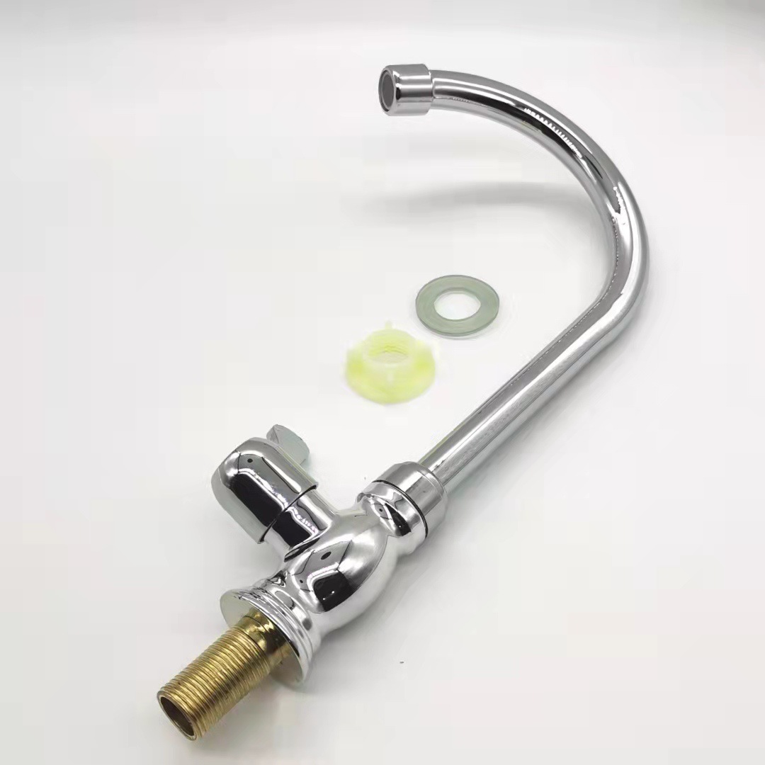 Washbasin, single-hole faucet, bathroom washbasin, kitchen single sink, adjustable universal extension, washbasin, single cold water nozzle details Picture