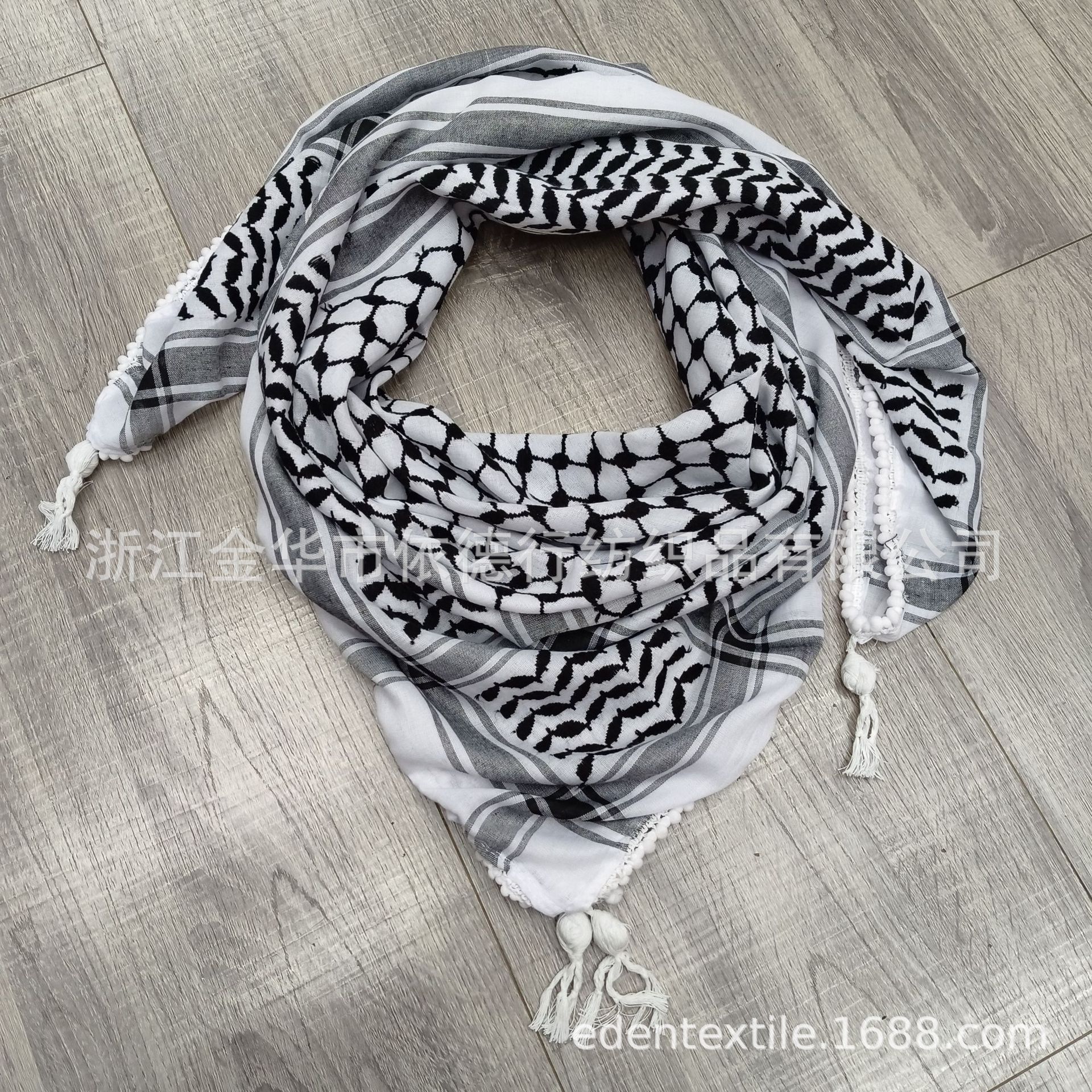 Tassel Arab headscarf, Arafat, Palestine, Dubai, Saudi Arabia, Middle East men's scarf jacquard cross-border manufacturer
