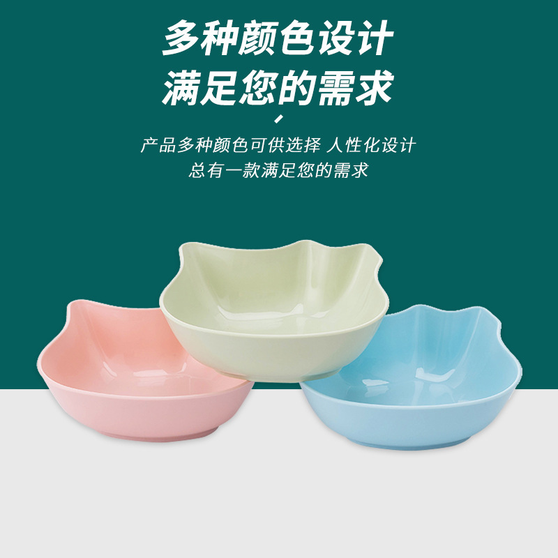 Pet Feeding Bowl Simple Macaron color cute cat Single bowl Durable cartoon cat food bowl Pet feeding bowl Application Scenario